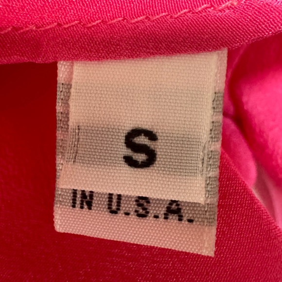 Ramy Brook Pink Asymmetrical 100% Silk Tank Camisole Sz Small - Picture 6 of 6